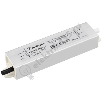 Блок питания для св/д лент 24V  20W IP67 Arlight (022410)