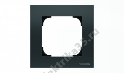 Рамка 1-м Sky черн. бархат ABB 2CLA857100A1501