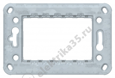 Суппорт 3- м UNICA MODULAR Zamak SchE NU7103