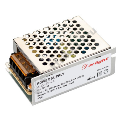 Блок питания для св/д лент 24V  35W IP20 Arlight (026152)