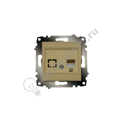 Механизм розетки комп. 1-м Cosmo титаниум ABB 619-011400-221