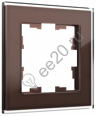 Рамка 1-м BRITE стекло темн. бронза IEK BR-M12-G-K45