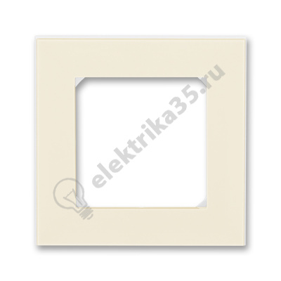 Рамка Levit 1п сл. кость/бел. ABB 2CHH015010A6017