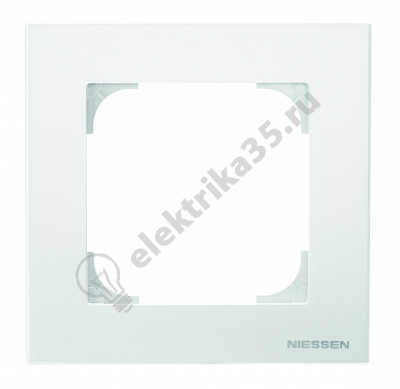 Рамка 1-м Sky альпийский бел. ABB 2CLA857100A1101