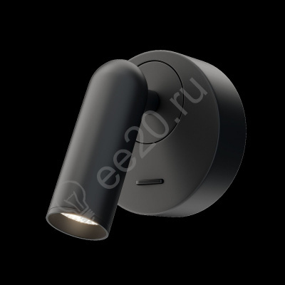Светильник накладной LED 3вт 3000K черный круг d63мм h-85мм Maytoni Technical C038WL-L3B3K
