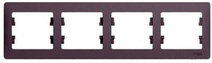 Рамка 4-м GLOSSA гориз., сирен. туман SchE GSL001404