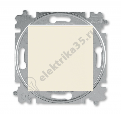 Выключатель 1-кл. Levit сл. кость/бел. ABB 2CHH590145A6017
