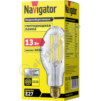Лампа светодиодная высокой мощности Е27 13вт (2000лм) 4000К Navigator 