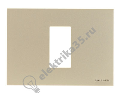 Рамка 1мод. Zenit итал. станд. бел. ABB 2CLA247100N1101