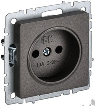 Мех-м розетки 1-м BRITE без з/к., темн.бронза IEK BR-R10-10-K45 