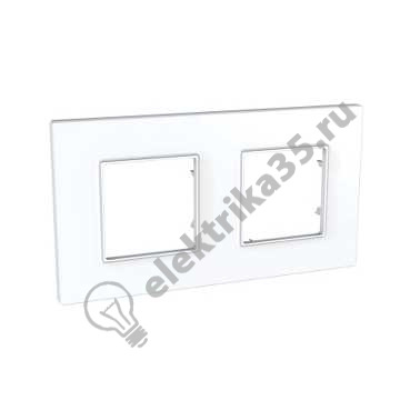 Рамка 2-м Unica quadro бел. SchE MGU2.704.18