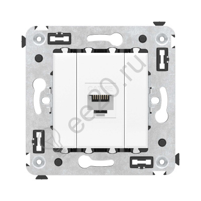 Розетка компьютерная 1-м СП Avanti "Белое облако" RJ45 кат.5E DKC 4400663