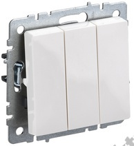 Мех-м выкл. 3-кл. BRITE бел. IEK BR-V30-0-10-K01