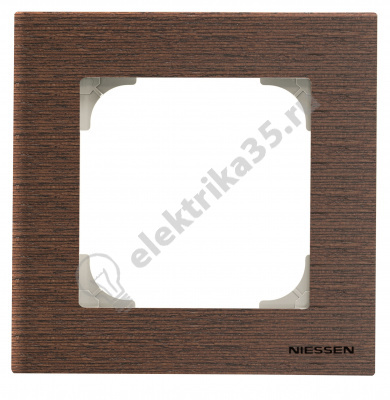Рамка 1-м Sky дерево венге ABB 2CLA857100A2101