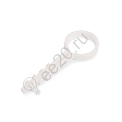 Дюбель-хомут ДХК 20 (бел) (100шт.) (Fortisflex) 89737