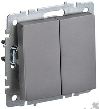 Мех-м выкл. 2-кл. BRITE сталь IEK BR-V20-0-10-K46