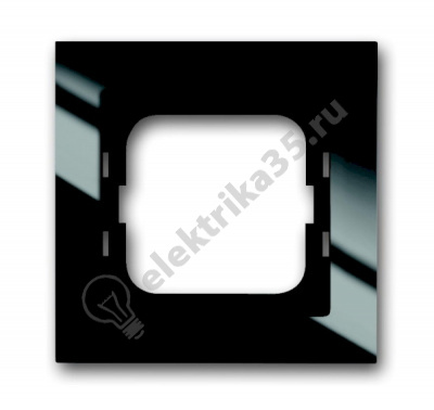 Рамка 1-м Axcent черн. ABB 2CKA001754A4409
