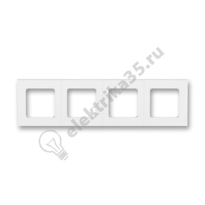 Рамка Levit 4п бел./ледяной ABB 2CHH015040A6001