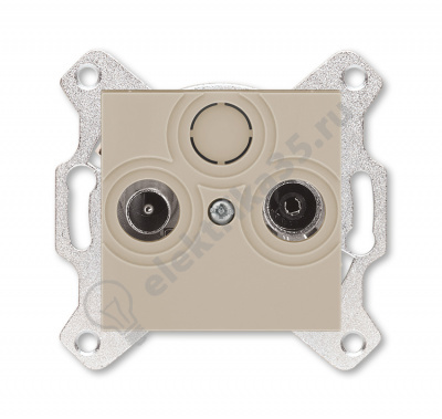 Розетка TV-R Levit оконечная кофе макиато ABB 2CHH083503A6018