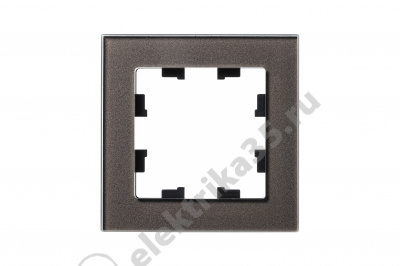 Рамка 1-м ATLASDESIGN NATURE стекло мокко SchE ATN320601