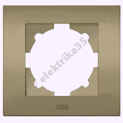 Рамка 1-м Cosmo титаниум ABB 612-011400-271