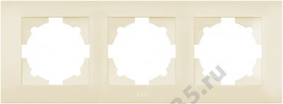 Рамка 3-м Cosmo крем. ABB 612-010300-227