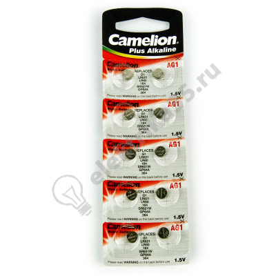 Элемент питания Camelion G 1(LR621)  LR621