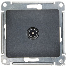 Мех-м розетки TV оконеч. GLOSSA антрац. SchE GSL000791