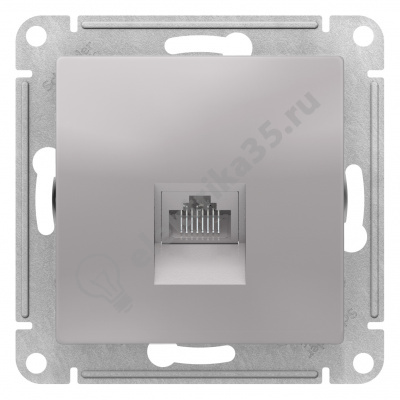 Мех-м розетки комп. ATLAS RJ45 алюм. SchE ATN000383