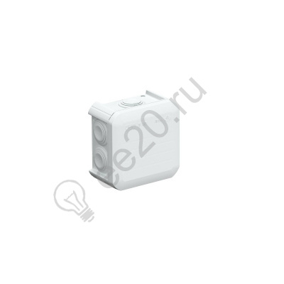 Коробка распределительная 90х90х52мм IP55 T40 7хM25 свет. сер. OBO 2007045