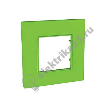 Рамка 1-м Unica quadro киви SchE MGU4.702.28