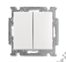 Механизм переключателя 2-кл. Basic ал. бел. ABB 1012-0-2144