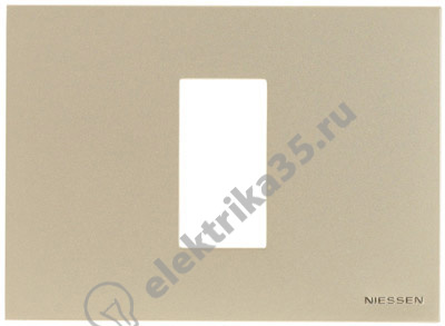 Рамка 1мод. Zenit итал. станд. шампань ABB 2CLA247100N1901