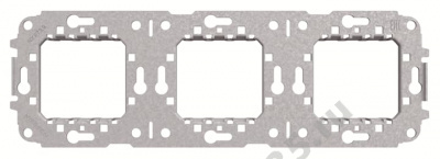 Суппорт стальной на 3 поста без монтажных лапок ABB 2CLA227390N1001