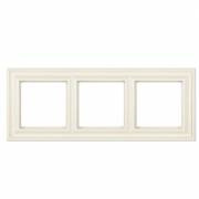 Рамка 3-м Eco Profi Deco слоновая кость EPD483