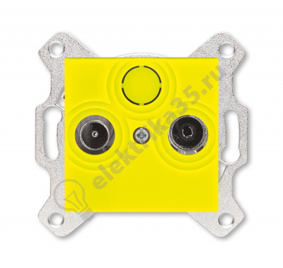 Розетка TV-R Levit оконечная желт. ABB 2CHH083503A6064