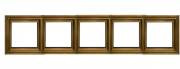 Рамка 5-м Eco Profi Deco антик EPD485AT