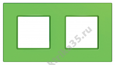 Рамка 2-м Unica quadro киви SchE MGU4.704.28