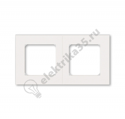 Рамка Levit 2п жемчуж./ледяной ABB 2CHH015020A6068