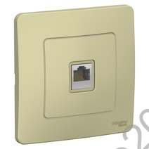 Розетка комп. СП BLANCA RJ45 беж. SchE BLNIS045007 