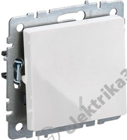Мех-м выкл. 1-кл. BRITE с подсв., бел. IEK BR-V10-1-10-K01