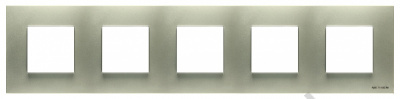 Рамка 5-м 10мод. Zenit шампань ABB 2CLA227500N1901