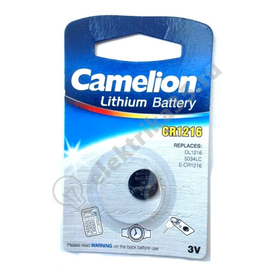 Элемент питания Camelion CR1216