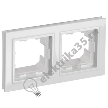 Рамка 2-м BRITE IP44 бел. IEK BR-M22-44-K01
