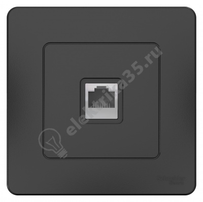 Розетка комп. СП BLANCA RJ45, антрац. SchE BLNIS045006