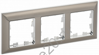 Рамка 3-м BRITE хром/никель IEK BR-M32-12-4-K23