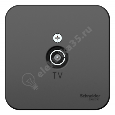 Розетка TV ОП BLANCA антрац. SchE BLNTA000016