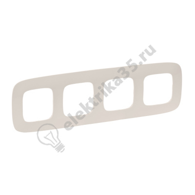 Рамка 4-м слоновая кость Valena Allure Leg 754314