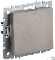 Мех-м выкл. 1-кл. BRITE проходной шампань IEK BR-V12-0-10-K37