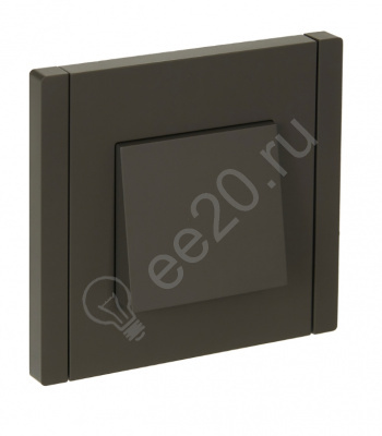 Вывод кабеля FORTE&PIANO серый IEK FP-VK10-0-K03